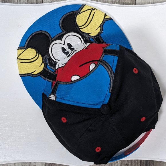 Disney*‎ 2013 Mickey Mouse 100% Cotton Snapback Cap/Hat~ Adult Size (Unisex) - Picture 10 of 11